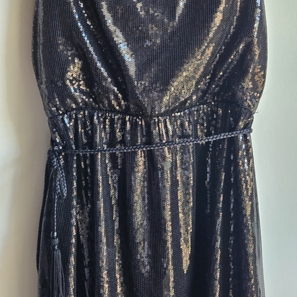 White House Black Market Sleeveless Sequin Mini Dress in Women's 4 - Picture 8 of 16